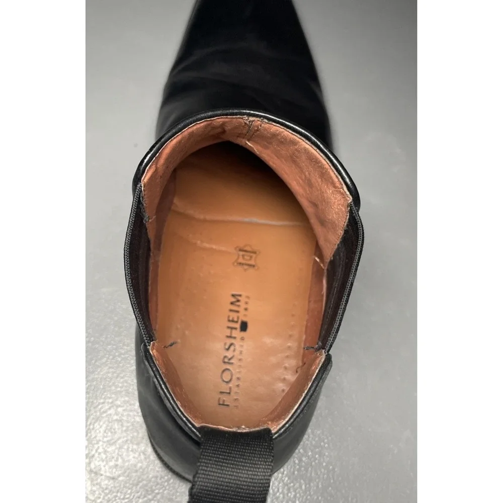 Florsheim Men's Black‎ Leather Chelsea Boots Size 11 M